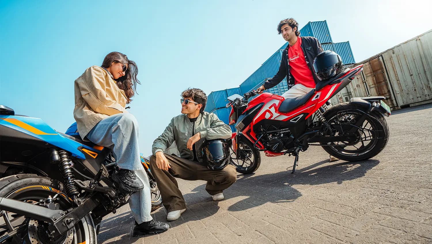 Group of motorcycle riders